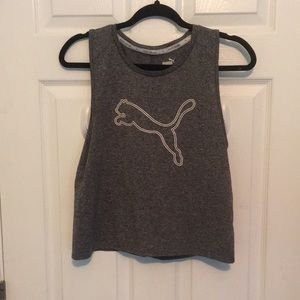 Gray Puma tank top